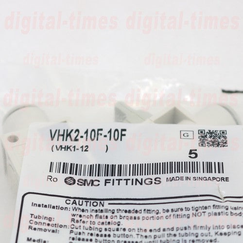 5PC SMC Valve Connector VHK2-10F-10F Quality assurance