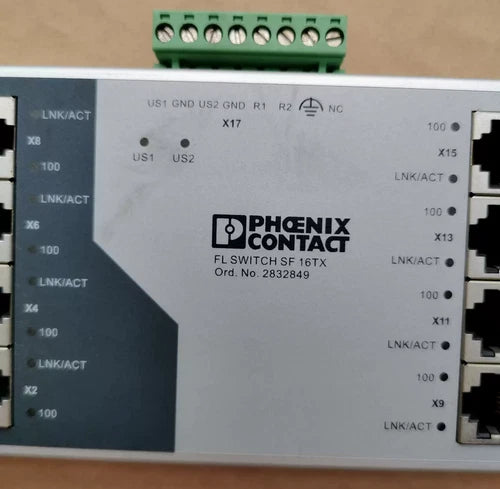 Contact 16-Port Industrial Ethernet Switch FL Switch SF 16TX 2832849