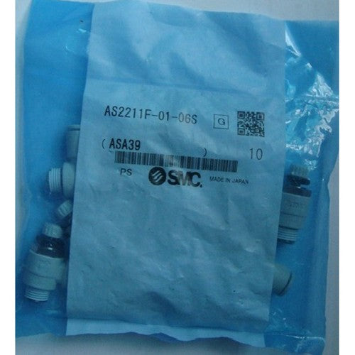 1Bag/10pc SMC AS2211F-01-06S Control Valve Free shipping