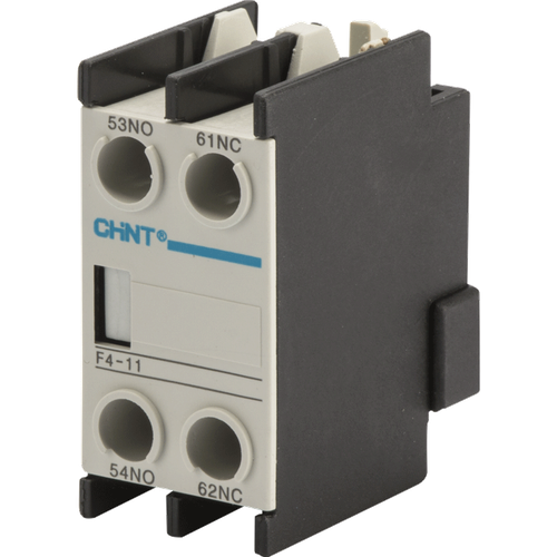 CHNT AC contactor auxiliary contact F4-11 1 normally open 1 normally closed