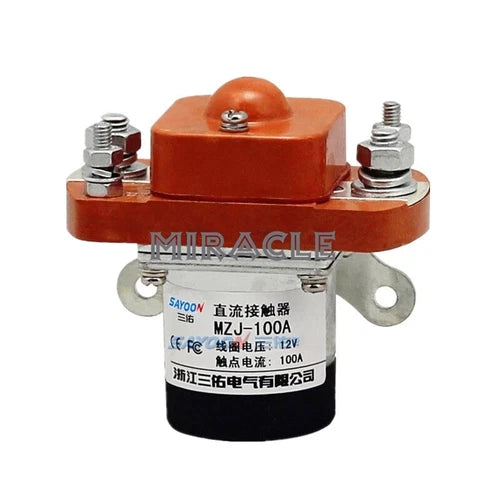 1PC MZJ-100A DC12V 24V 36V 48V 60V 72V forklift relay DC Contactor