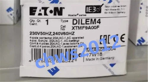 1 PCS small contactor DILEM4 (230V50HZ, 240V60HZ)