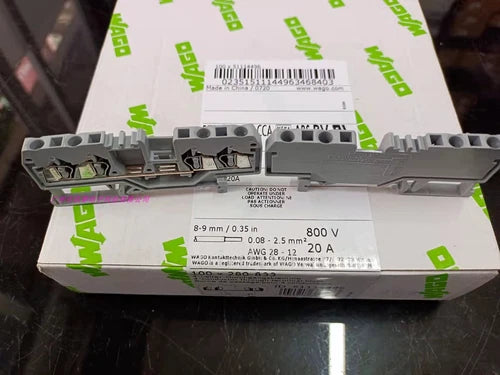12pcs 800V 20A, 28-12AWG 280-833 4-Conductor Through Terminal Block