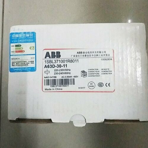 one ABB Contactor A63D-30-11 AC220V in box Fast Shipping