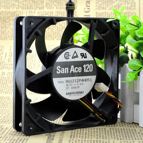 One For SANYO 9G1212P4H051 San Ace120 12V 0.31A cooling fan Free Shipping