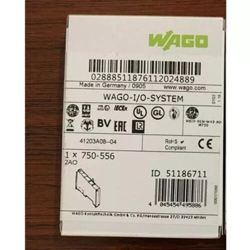 750-556 WAGO 2-Channel Analog Output PLC Module 750556 Free Shipping