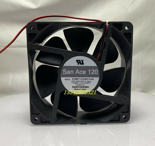 1 PCS SANYO FAN 109E1224H144 DC 24V 0.25A 12038 12CM 2 wire Inverter fan