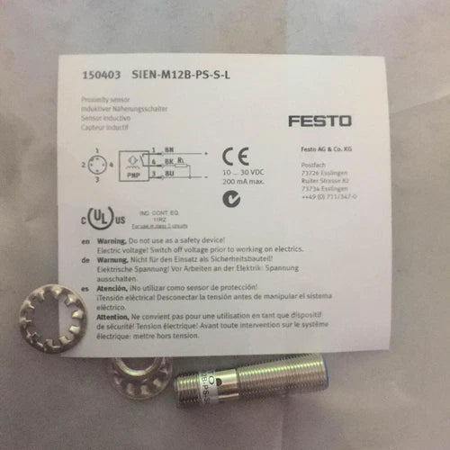 One Festo SIEN-M12NB-PS-S-L 150411 Proximity Sensor Free Shipping