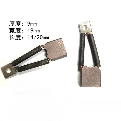 10PCS J230 9*19*20mm 9*19*14mm Electric Forklift Starting Motor Carbon Brush