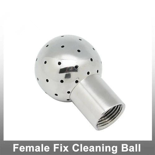 1/2" 3/4" 1" BSP Female 304 Stainless Fix Spray Ball Tank Cleaning CIP canister
