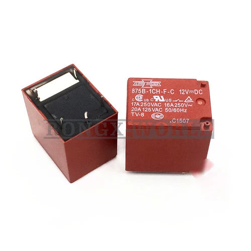 5 pieces 875B-1CH-F-C 12V Relay