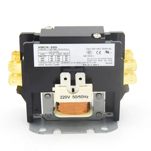 1PC Replacement Single Phase Bus Bar AC Contactor XMCK-30D XMCK-25D 220V