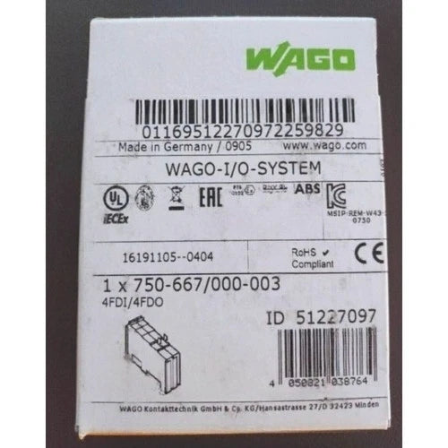 750-667 WAGO 750-667/000-003 PLC Module