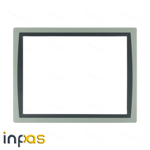 QTY:1SET 4-wire Touch screen panel glass+protect film overlay 2711P-T15C22D8S-B