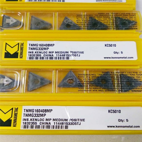 5pcs/Box KENNAMETAL TNMG332MP KC5010 TNMG160408MP Carbide Inserts