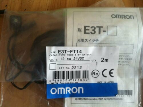 OMRON E3T-FT14 Photoelectric Switch Sensor 12-24VDC 2M FREE SHIPPING