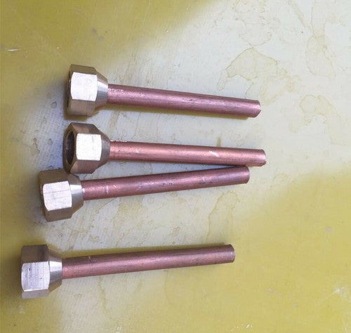 2pcs High frequency induction heating coil copper joint 8MM copper tube 15-35KW