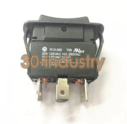 1PCS For 6 pins 3 positions Rocker Switch R13-260 20A 125VAC