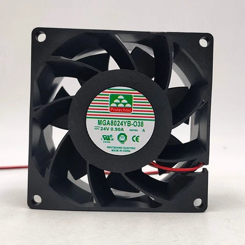 1 PCS Fan DC24V 0.90A 8038 MGA8024YB-O38 8cm 2 wire Cooling fan