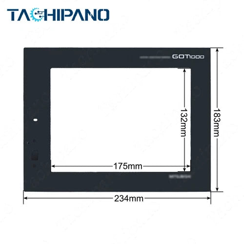 1SET Front Overlay for GT1565VTBA with Touch Panel Screen GT1565-VTBA