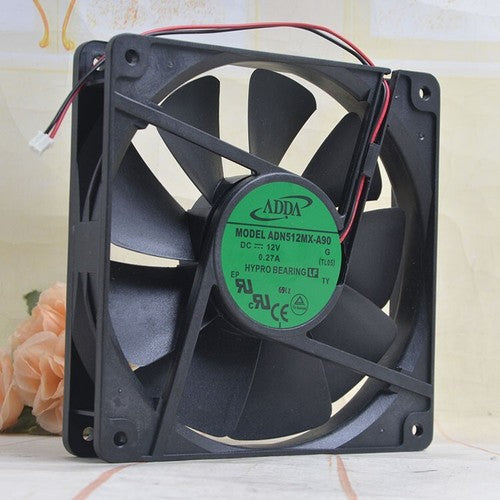 1 PCS ADDA Fan ADN512MX-A90 DC 12V 0.27A 135*135*25mm 2-wire cooling fan
