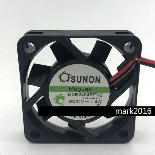 Sunon KDE2404 PFV 2 4010 4cm 24v 1.4w 2-pin magnetic suspension cooling fan