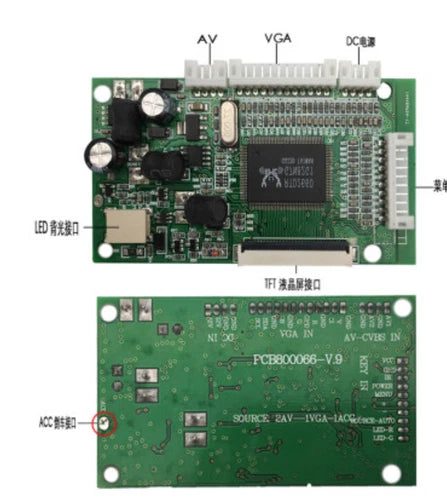 Suitable for 4/5/10.1 inch LCD screen modification HDMI VGA AV LVDS driver board