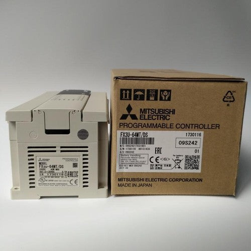 ONE Mitsubishi PLC controller FX3U-64MT DS 1 year warranty