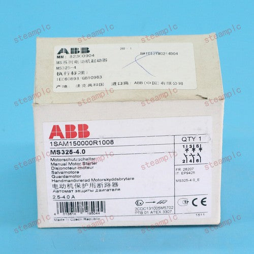 ABB MS325-4.0 2.5-4.0A In Box FREE SHIPPING