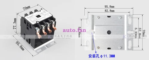 1PC For AC contactor 24V 40A 9X160 HCC-4XQ04YT129