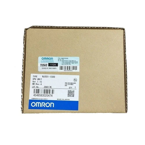 NJ501-1500 1PCS OMRON CPU UNIT PLC MODULE NJ501-1500