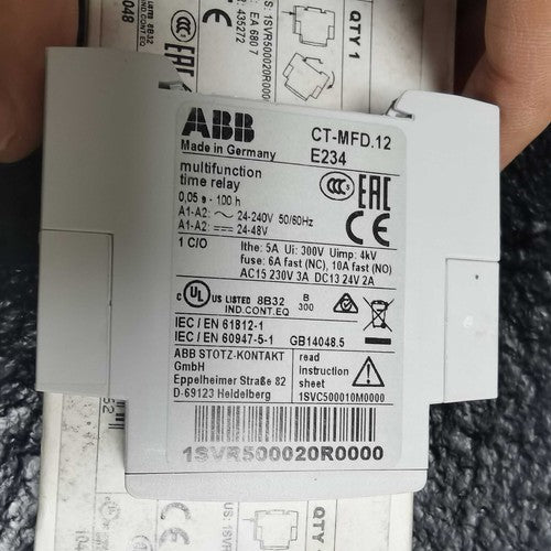 one ABB CT-MFD.12 E234 1SVR500020R0000 Time Relay Fast Shipping