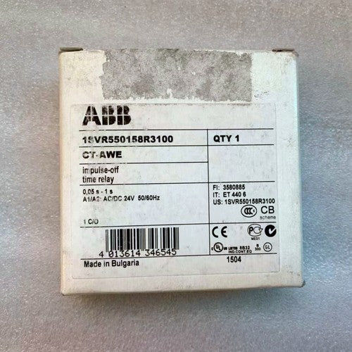 one ABB Relay 1SVR550148R1100 CT-AWE Free ship