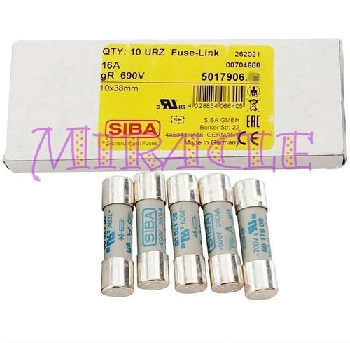 10PC/BOX FOR 10x38mm 5017906 25A Fast Fuse 690V-700V