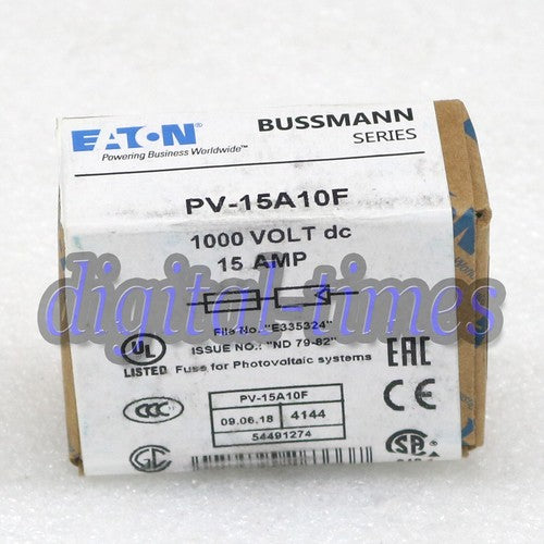 10pc Bussmann Eaton Fuse PV-15A10F PV15A10F 15A Free shipping#LJ