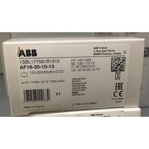 AF16-30-10-13 ABB AF16-30-10-13 100-250V 50/60HZ-DC Contactor