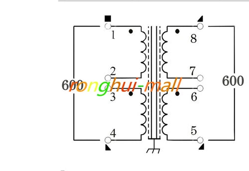 1X Permalloy Audio Transformer Audio Isolator Amplified Audio Cow EE25 600:600