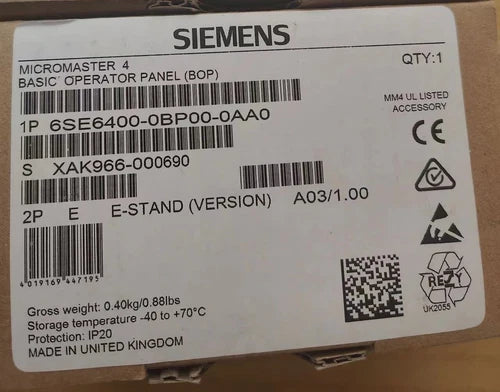 1PCS 6SE6 400-0BP00-0AA0 6SE6400-0BP00-0AA0
