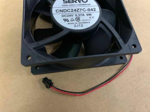 1PC VACON Inverter Fan Two Wires CNDC24Z7C-042 24V 0.37A 9W