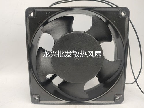 1 PCS WENHENG BT220 Fan 12038B2H AC220V 12038 12CM 2 wire aluminum frame Fan