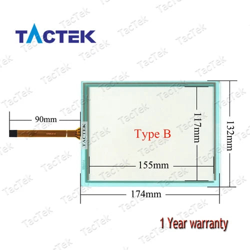 1PC for Touch Screen for TP-RC5-1 Robot Teach Pendant Glass Digitizer TP-RC5-1