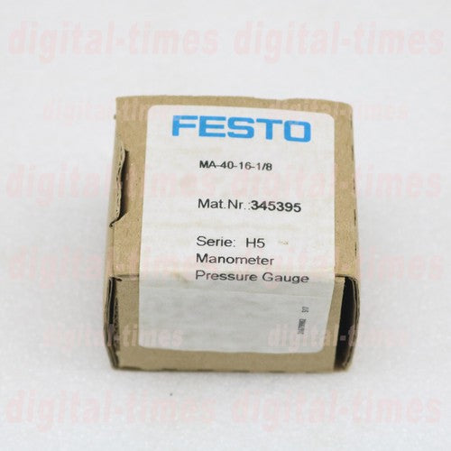 1PC FESTO MA-40-16-1/8 345395 Pressure gauge Free Shipping#LJ