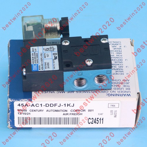 MAC 1PC solenoid valve 45A-AC1-DDFJ-1KJ ONE Year Warranty
