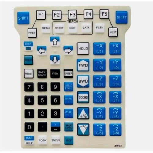 1PC For Teach Pendant KeyPad Overlay Membrane Button Protective Film-1 AWE2
