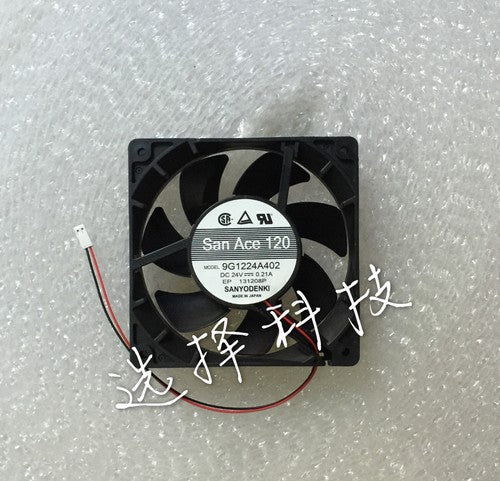 1 PCS SANYO FAN 9G1224A402 DC 24V 0.21A 12025 12CM 2 PIN
