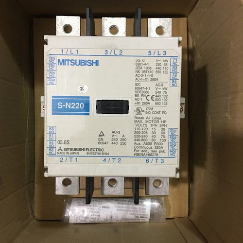 Mitsubishi In Box S-N220 S-N220 AC Contactor AC220V