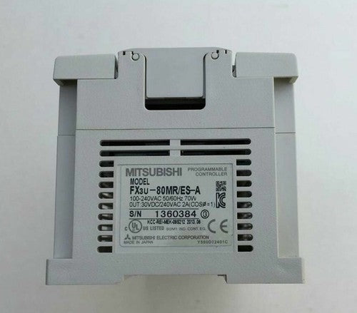 1PC Mitsubishi PLC FX3U-80MR/ES-A Tested In Good Condition