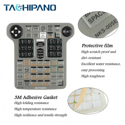 1PC Protective Film for Teach Pendant Membrane Robot NX100 JZRCR-NPP01B-1