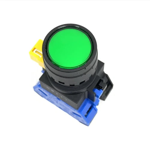 1PC 24V HW1L-M120Q4G green 2NO Self-reset button with light