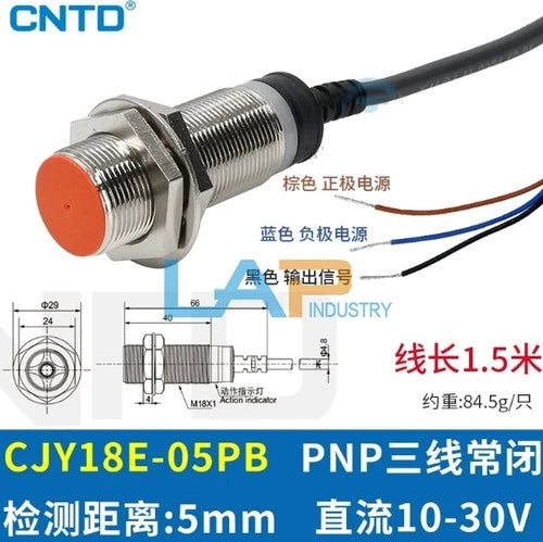 1PCS CJY18E-05PB Proximity switch sensor 10-30VDC